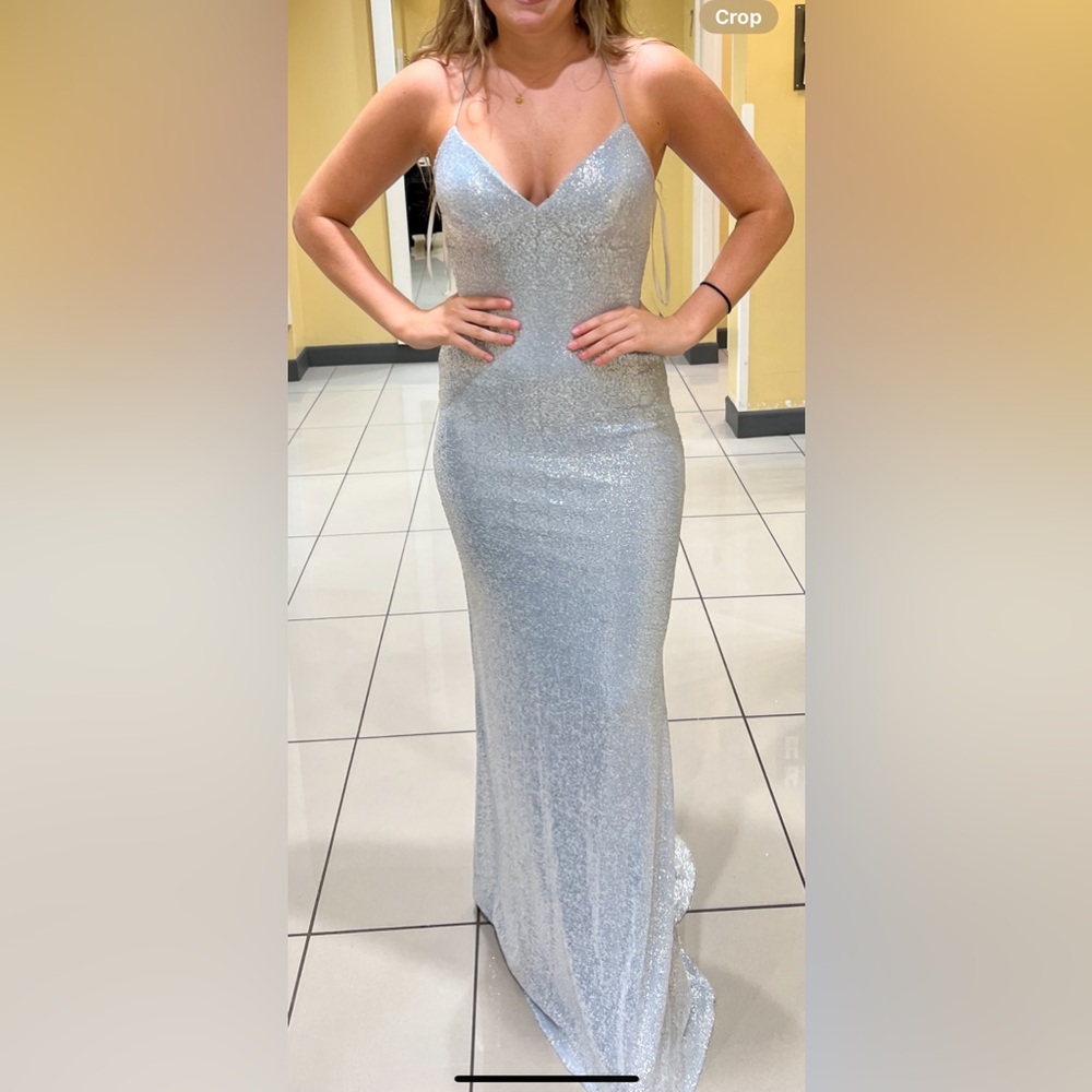 NWT Windsor Ice Blue Formal Gown Size M